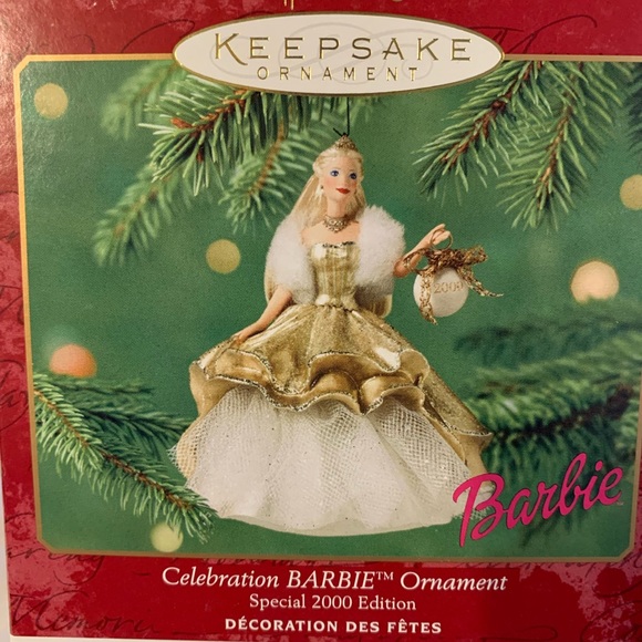 Barbie Hallmark Keepsake Ornaments, NWT, Collectors Edition Years 1996, 2000 - Picture 7 of 7